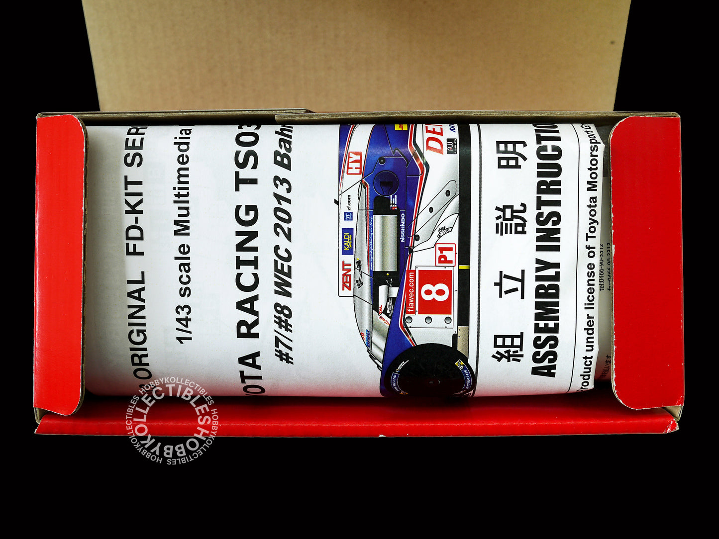 Studio27 1/43 Toyota TS030 Hybrid LM 24 Multi-Media Model Kit