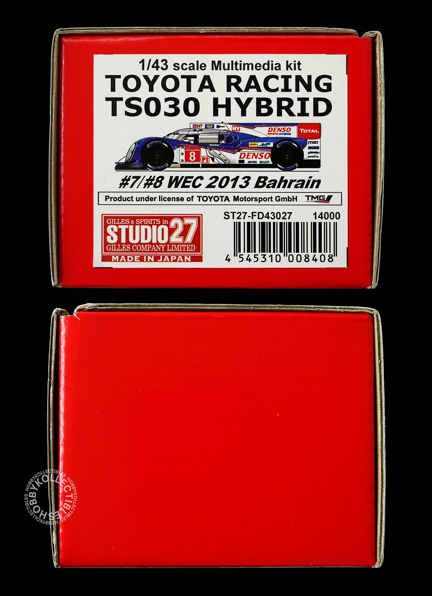 Studio27 1/43 Toyota TS030 Hybrid LM 24 Multi-Media Model Kit