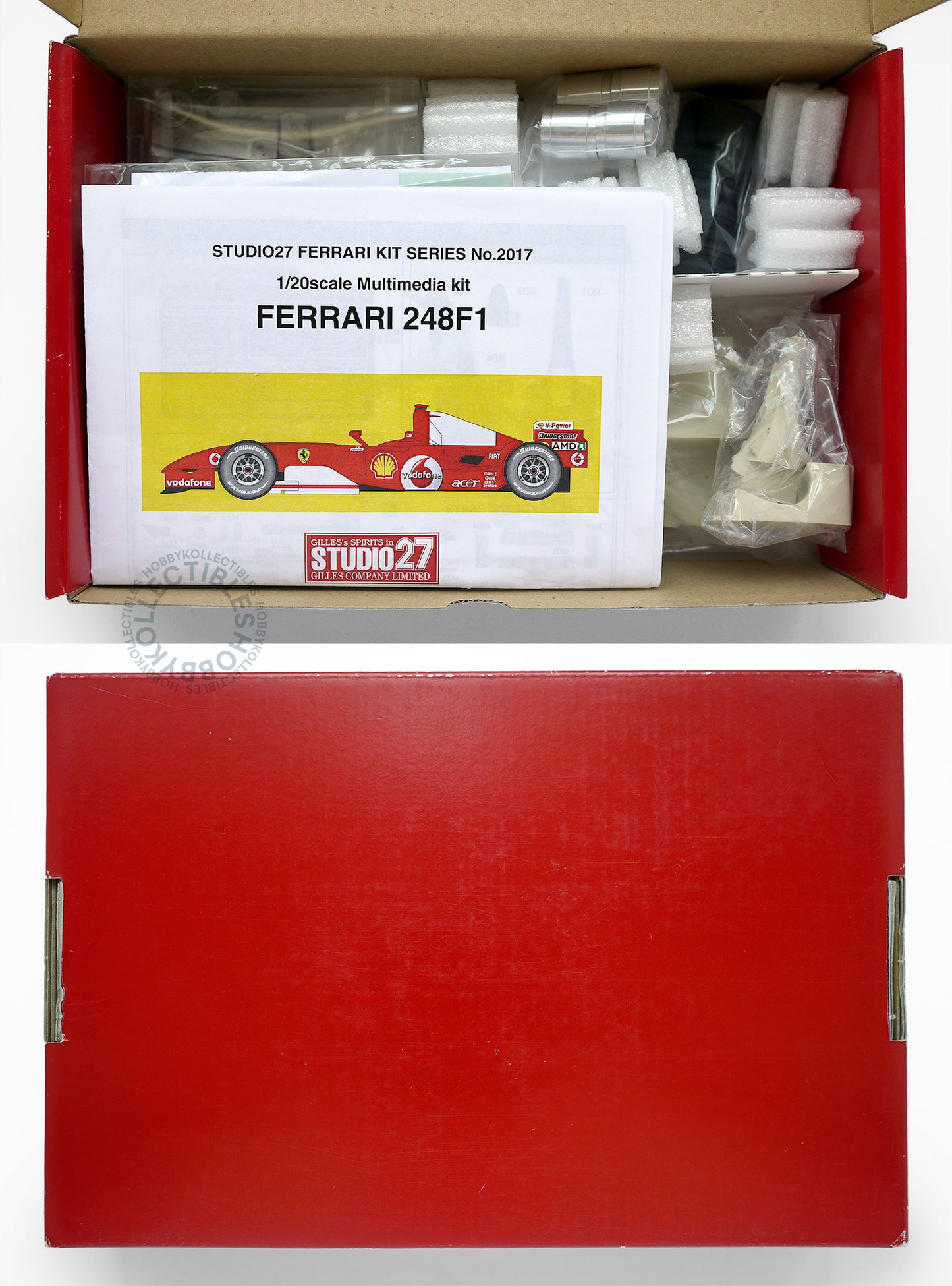 Studio 27 1/20 F1 Ferrari F248 Model Kit + Marlboro Decal