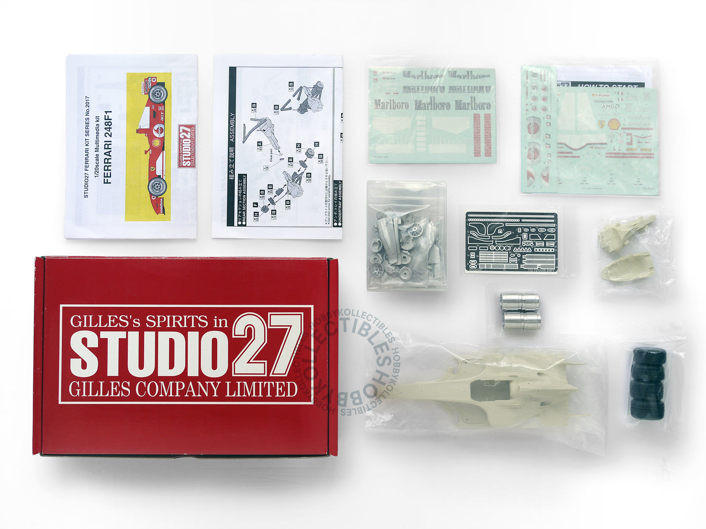 Studio 27 1/20 F1 Ferrari F248 Model Kit + Marlboro Decal