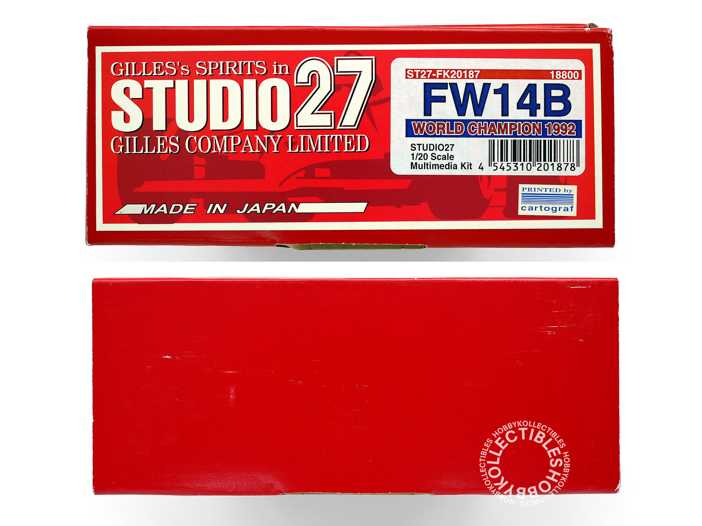 Studio 27 1/20 Williams FW14B F1 Champion Model Kit