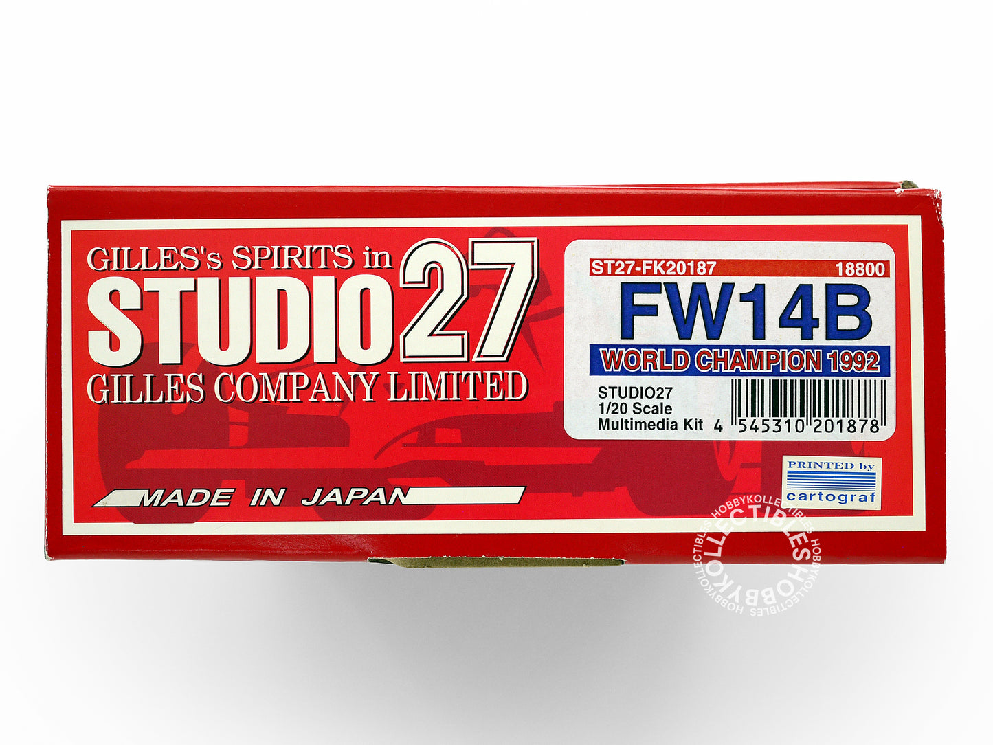 Studio 27 1/20 Williams FW14B F1 Champion Model Kit