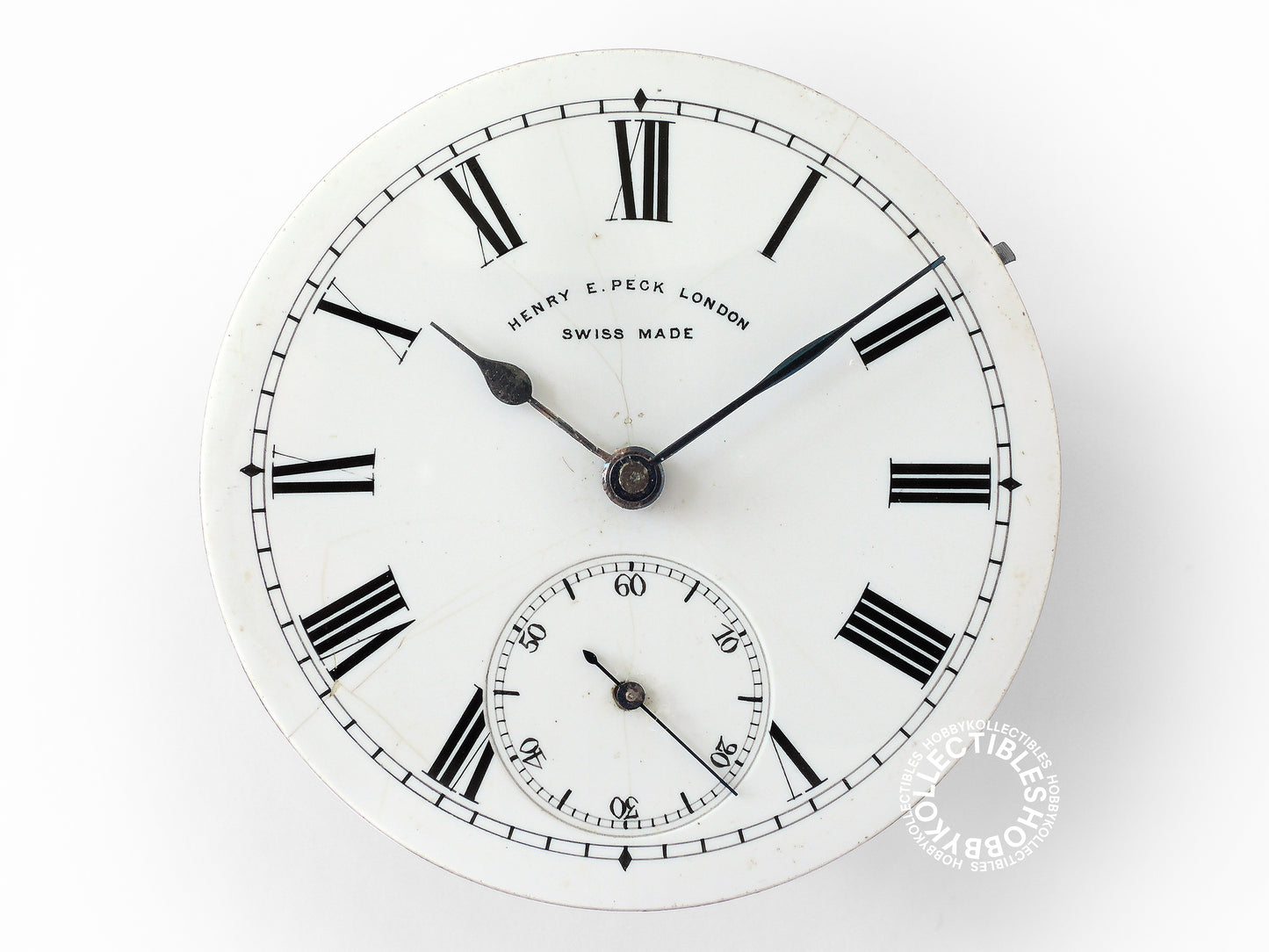 Swiss Silver Open Face Henry E.Peck London Lever Pocket watch