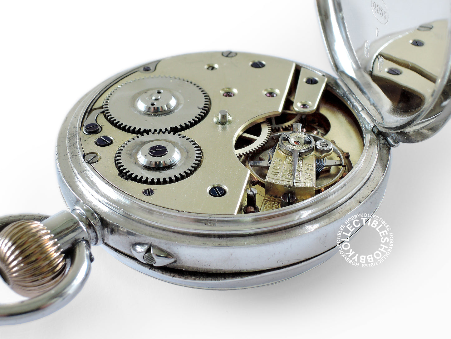 Swiss Silver Open Face Henry E.Peck London Lever Pocket watch