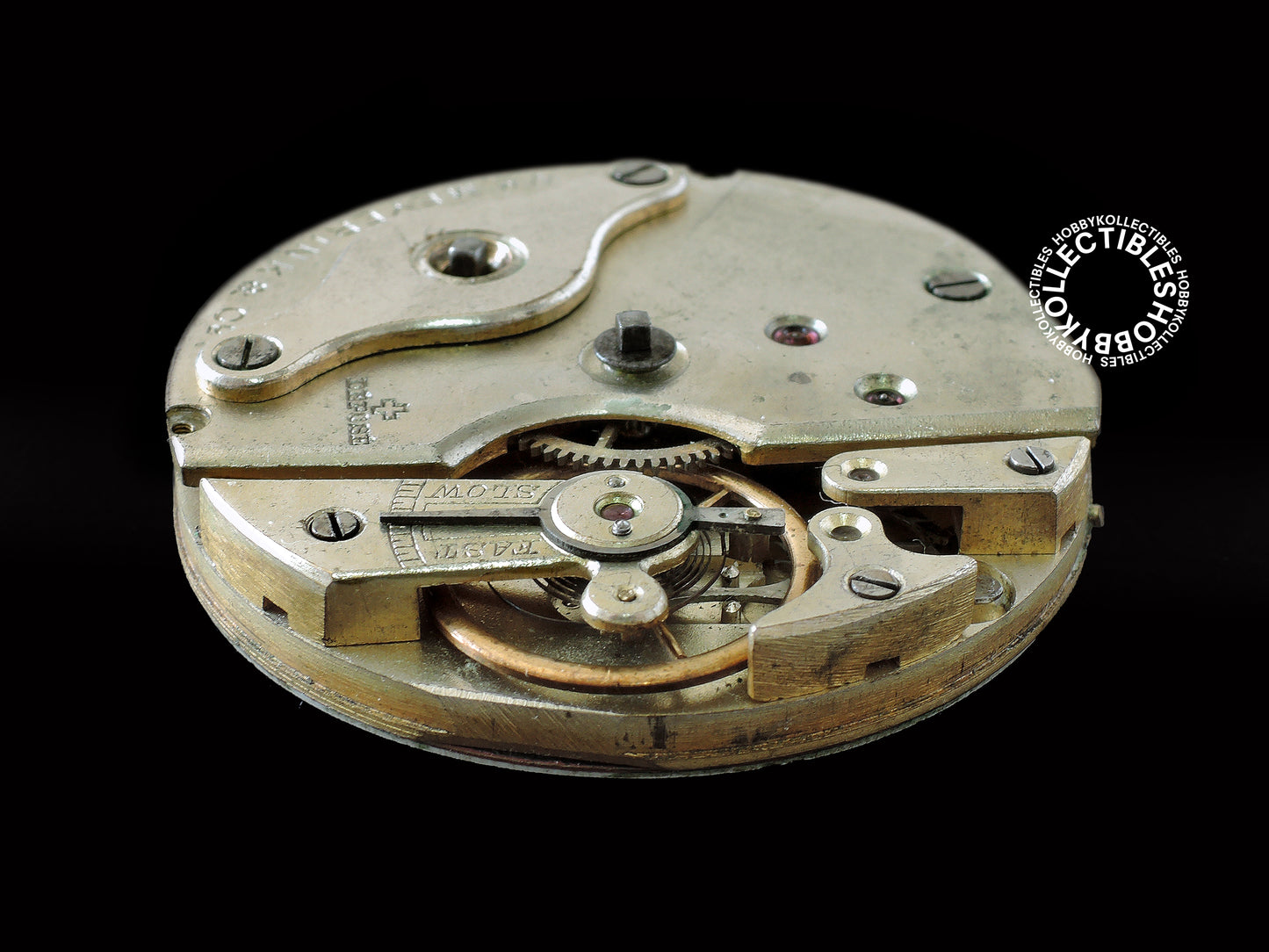 Silver Hunter Meyerink & C° Cylinder Chinese Market Pocket Watch Need Minor Repair
