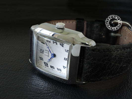 Swiss Vintage Dunhill Centenary Stainless Steel Wrist Watch