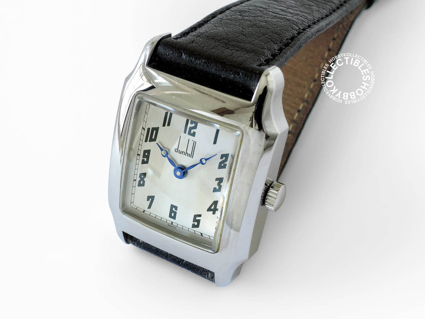 Swiss Vintage Dunhill Centenary Stainless Steel Wrist Watch