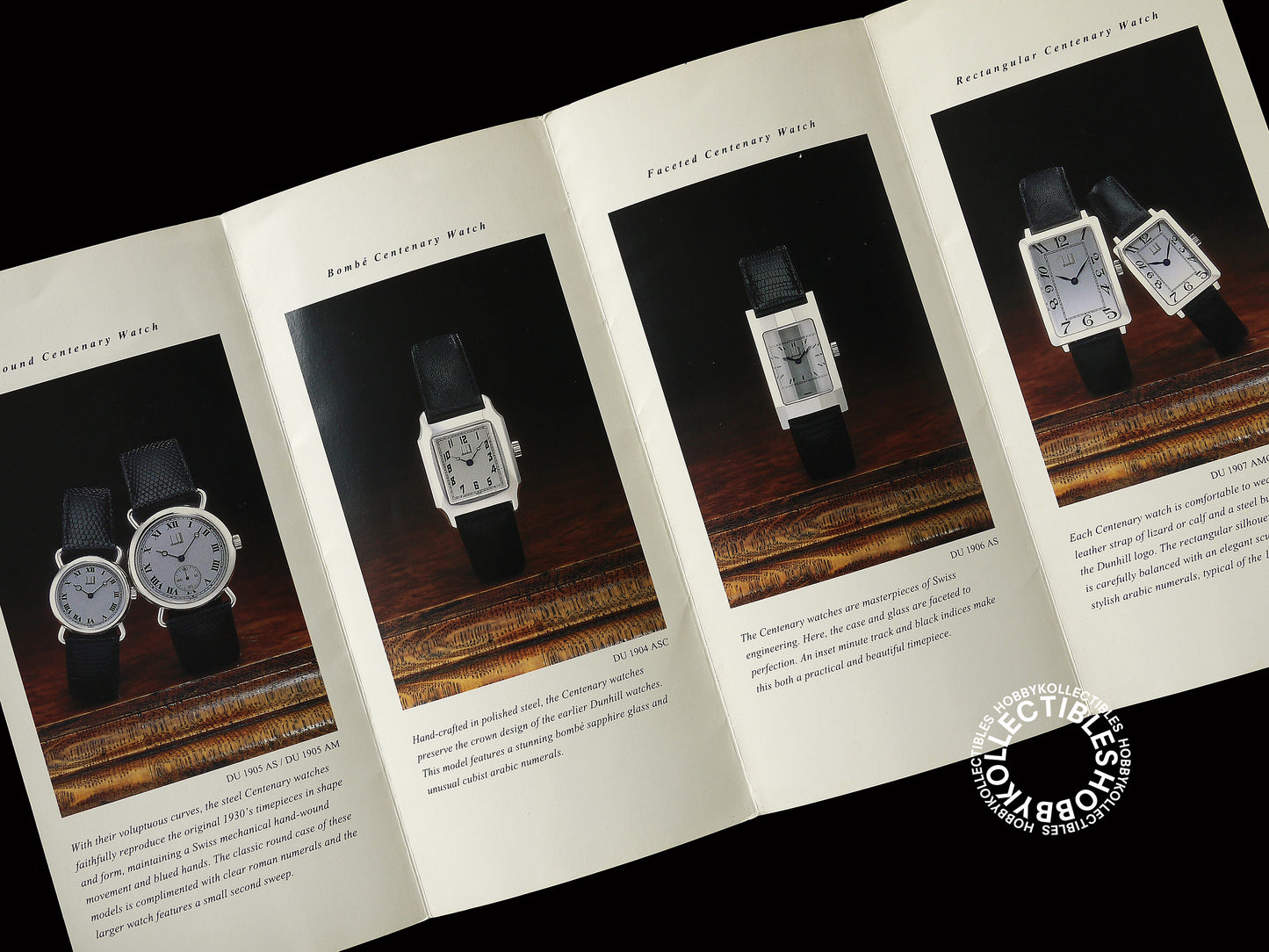 Swiss Vintage Dunhill Centenary Stainless Steel Wrist Watch