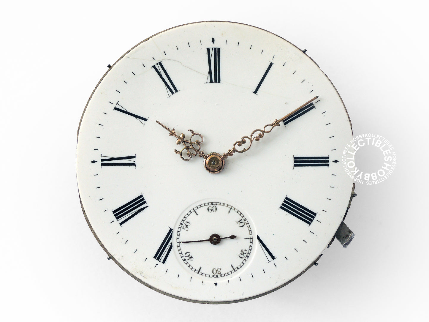 Swiss Gold Plated Decorative Engraved Hunting Case Lever Pocket Watch