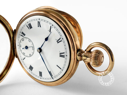 Gold Filled Open Face Lever Escapement Pocket Watch