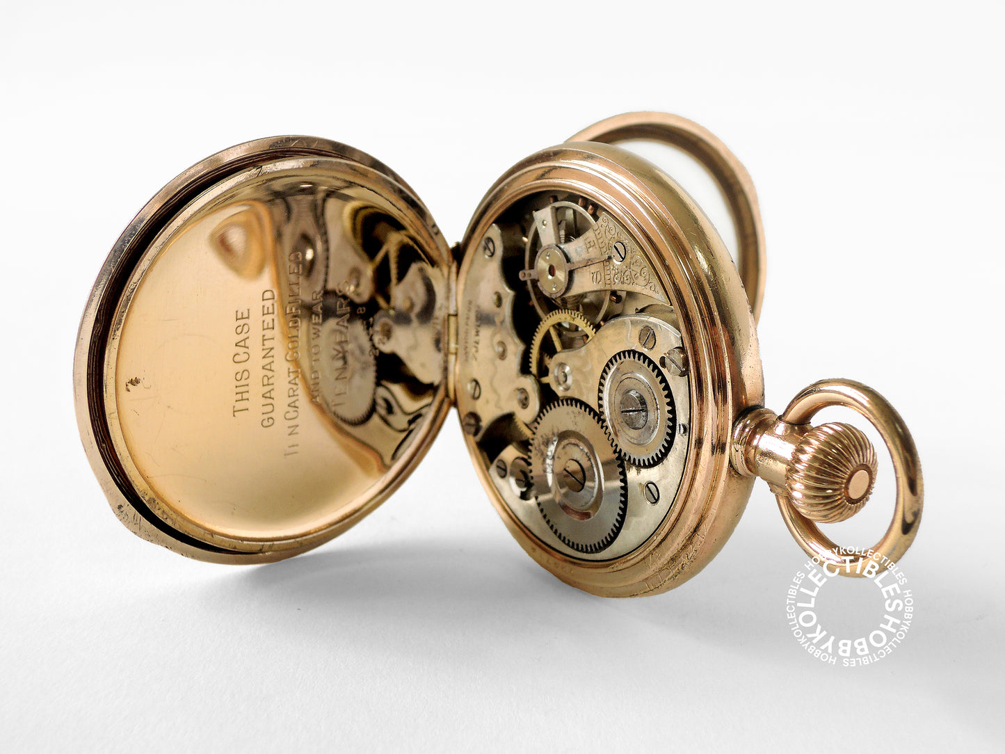 Gold Filled Open Face Lever Escapement Pocket Watch