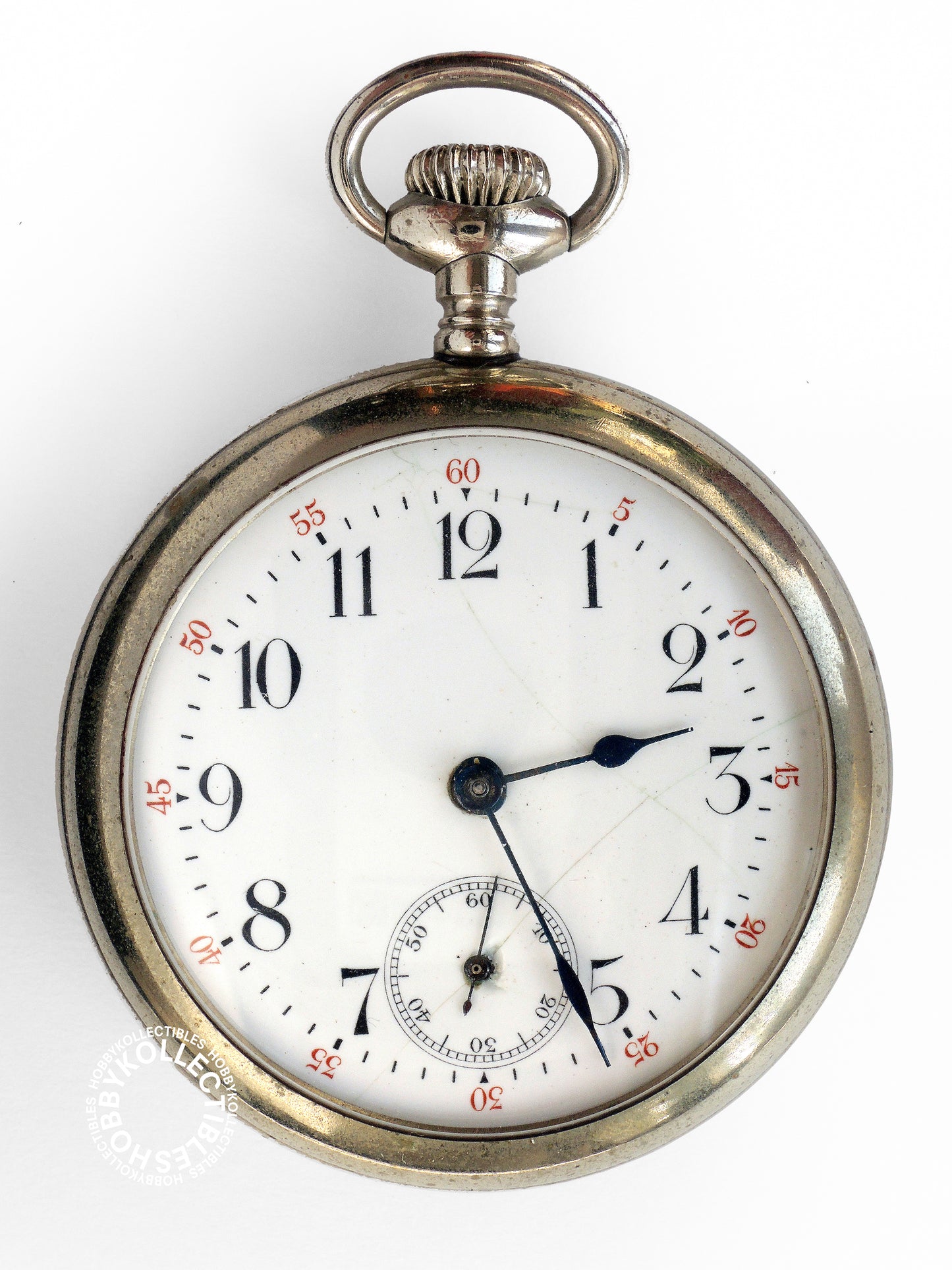 Swiss Nickel Lever Pocket Watch MISSING Swan Neck Regulator