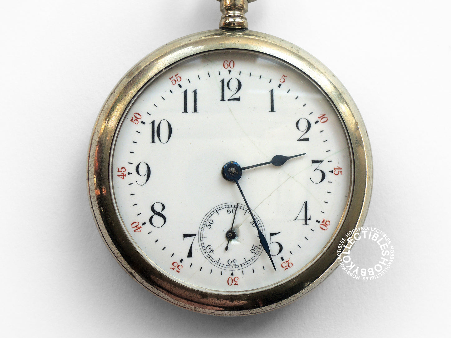 Swiss Nickel Lever Pocket Watch MISSING Swan Neck Regulator