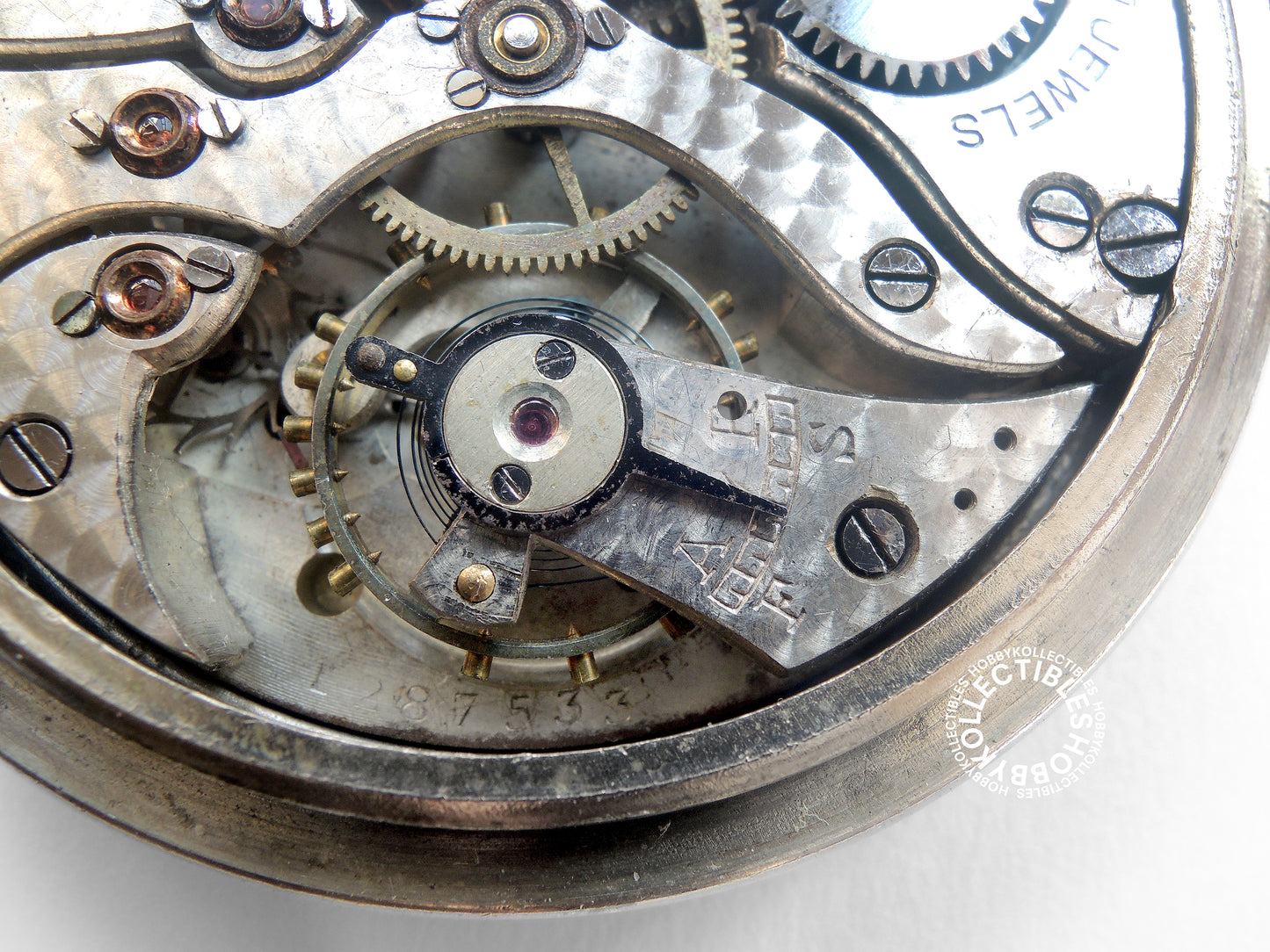 Swiss Nickel Lever Pocket Watch MISSING Swan Neck Regulator