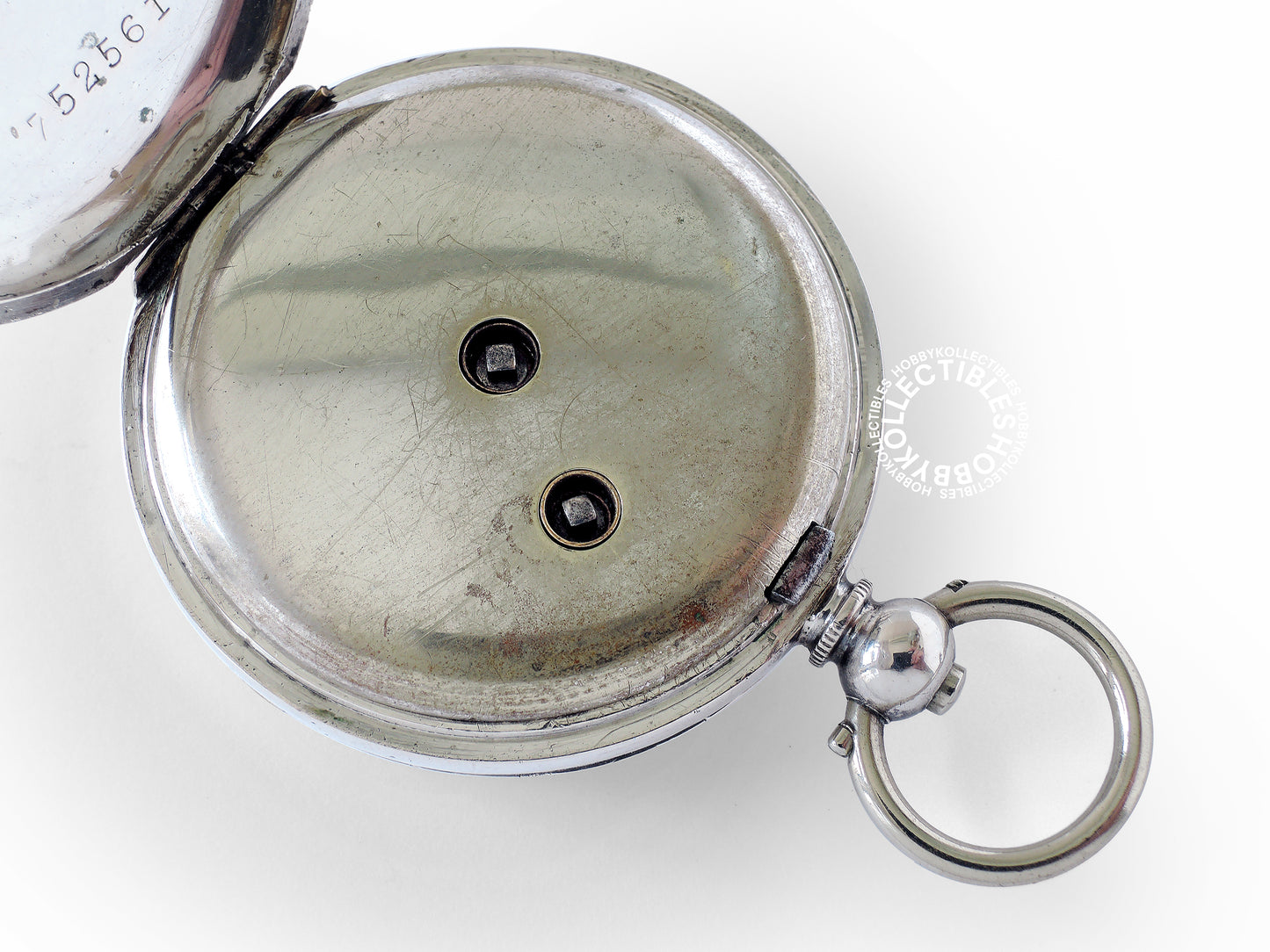 Antique Sterling Silver Cylinder Fancy Pocket/Fob Watch