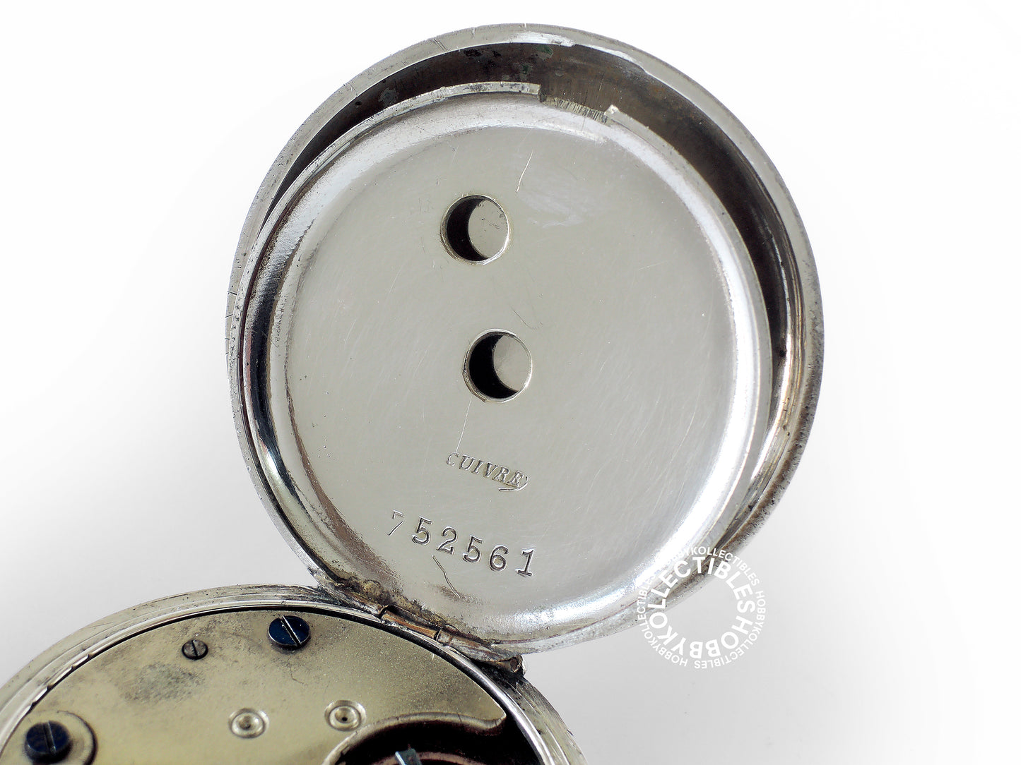 Antique Sterling Silver Cylinder Fancy Pocket/Fob Watch