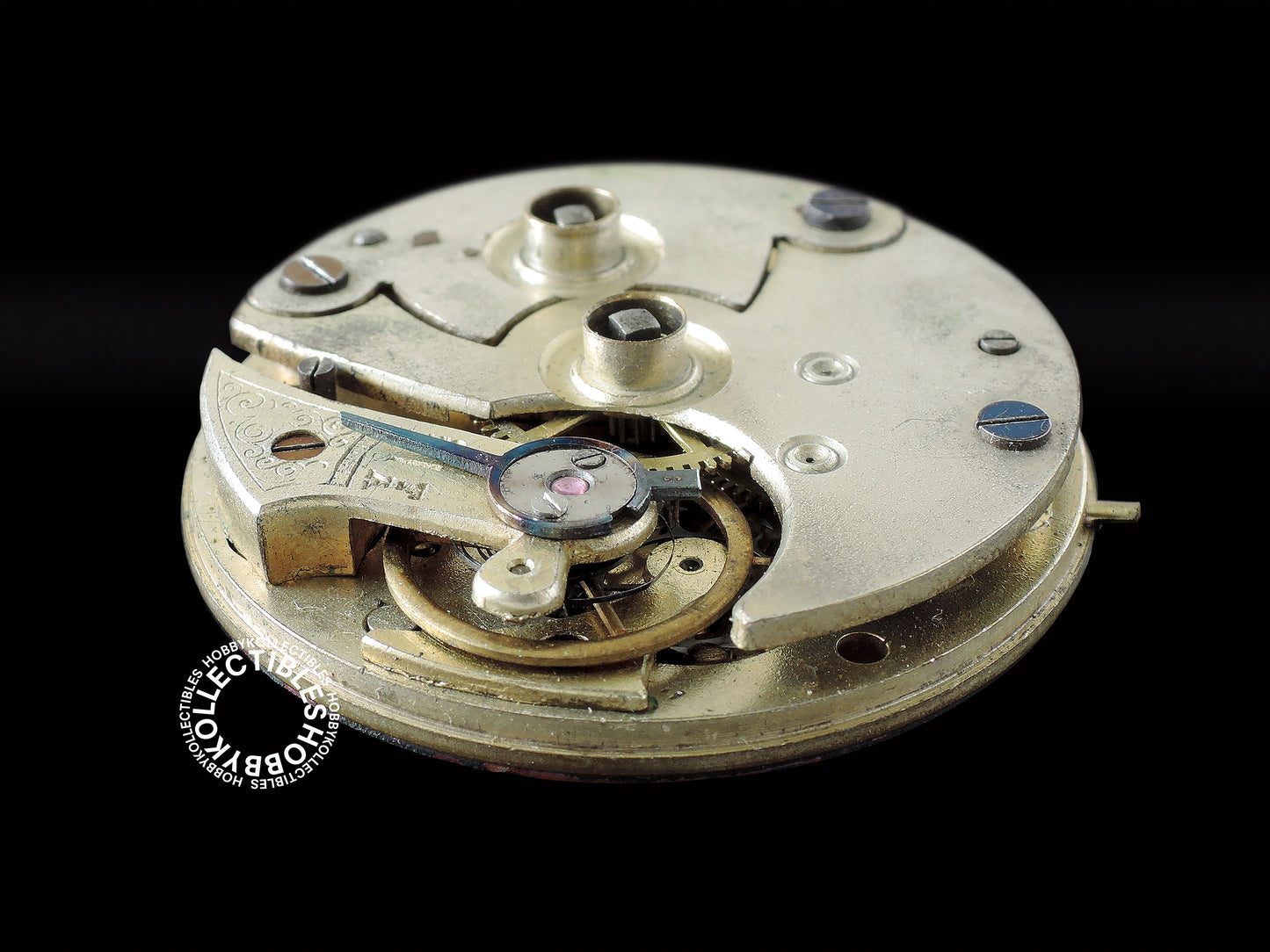 Antique Sterling Silver Cylinder Fancy Pocket/Fob Watch