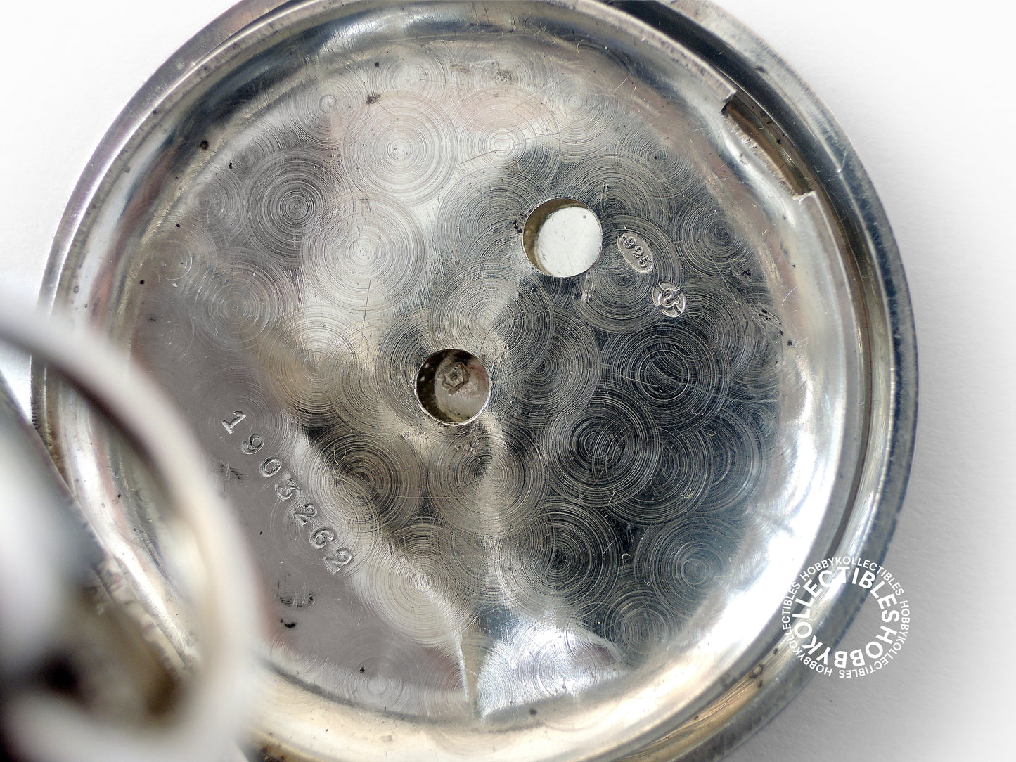 Swiss 925 Sterling Silver Open Face Lever Pocket Watch