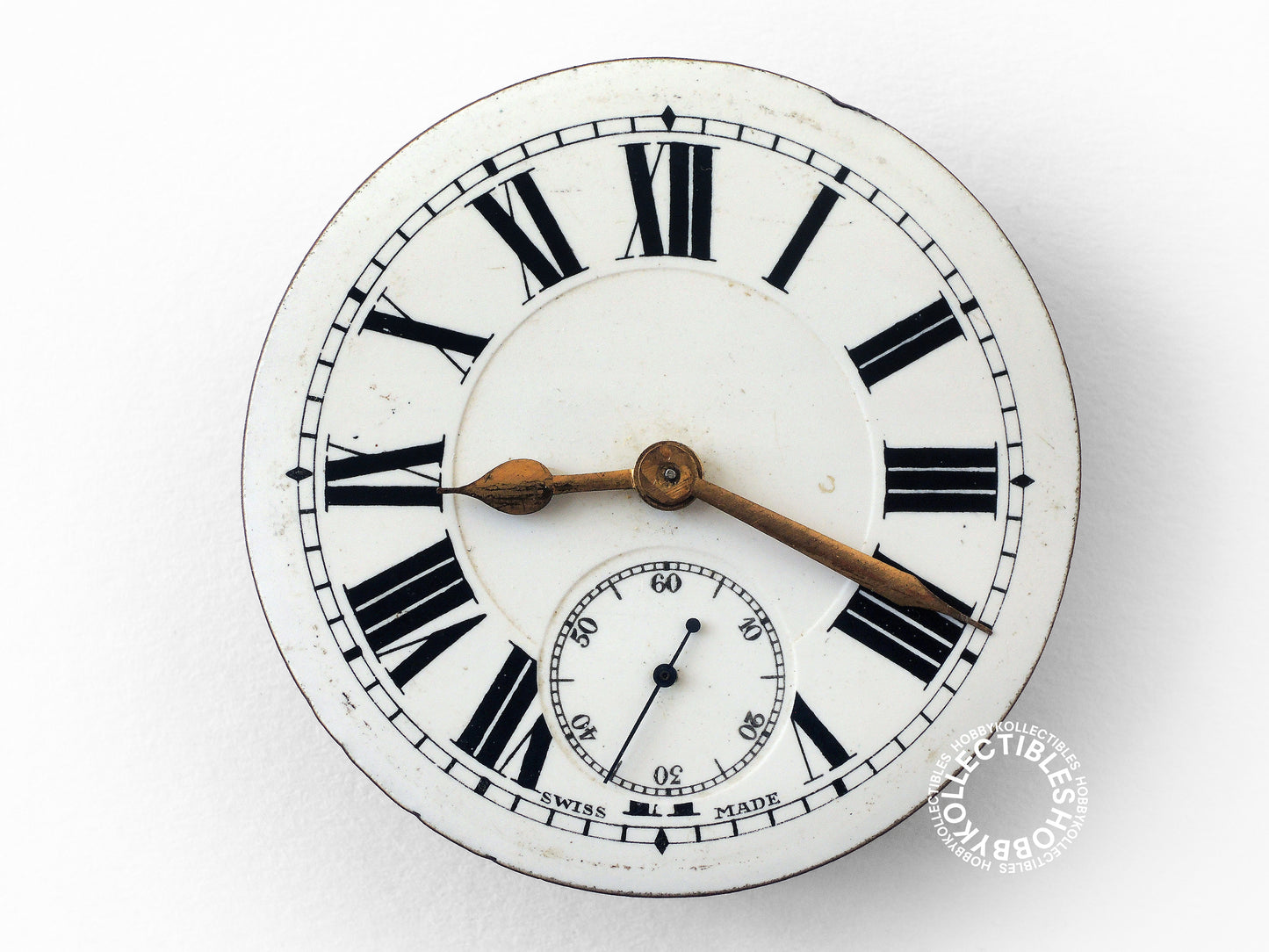 Swiss 925 Sterling Silver Open Face Lever Pocket Watch