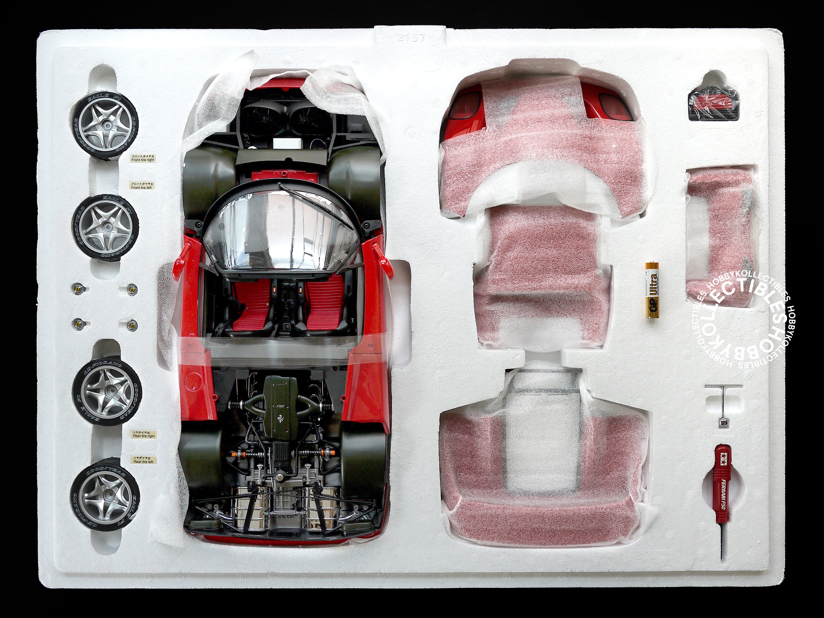 TAMIYA 1/12 Ferrari F50 セミアッセンブルモデル Tamiya 1/12 Ferrari F50 Semi-Assembled DieCast Model Limited