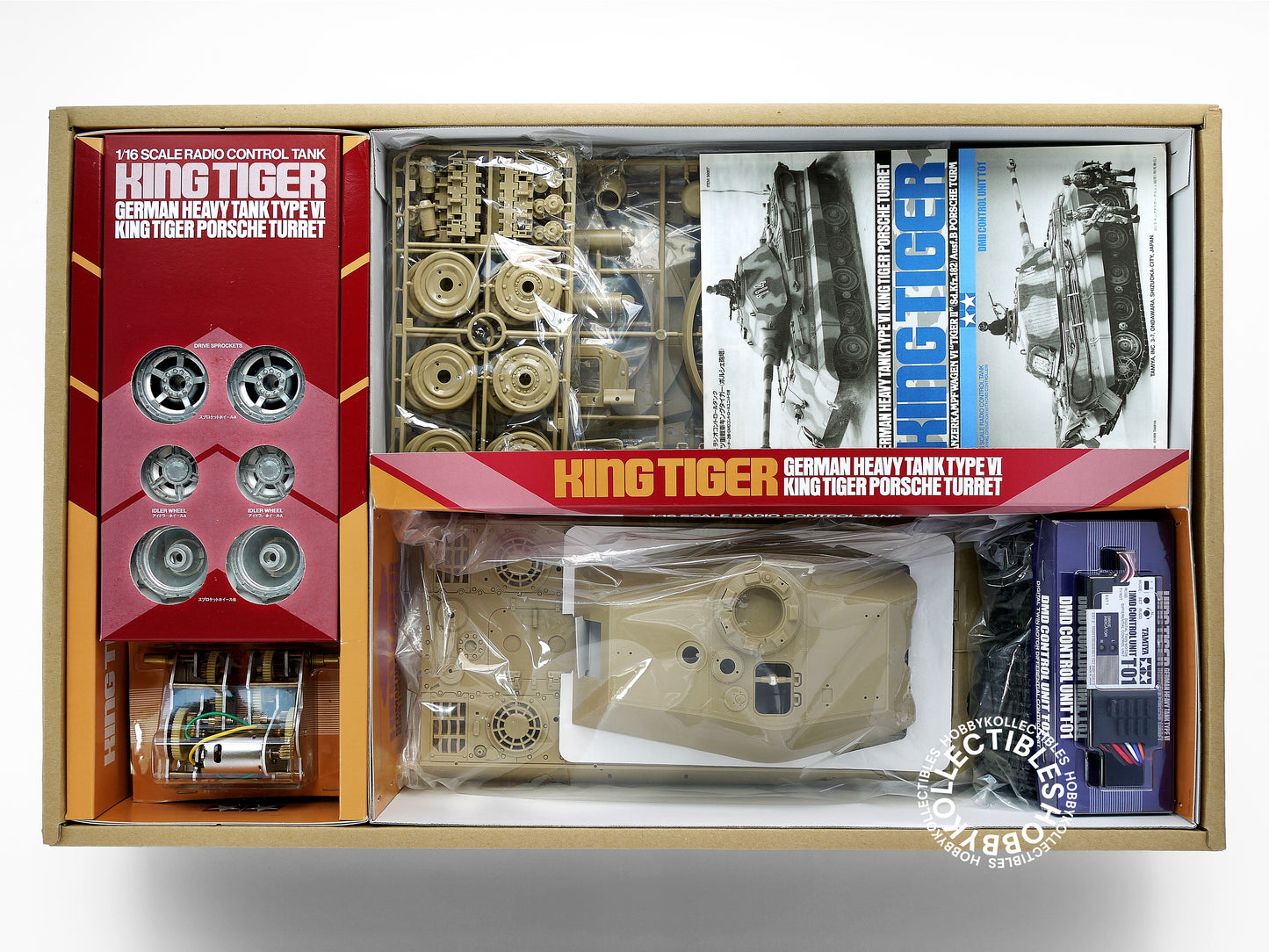 Tamiya Vintage 1/16 RC German King Tiger Tank #56007 Model Kit