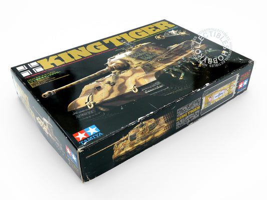 Tamiya Vintage 1/16 German Tank King Tiger Motorised Model Kit