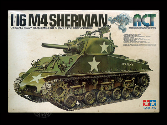 Tamiya Vintage 1/16 RC US Army M4 Sherman RT1601(#56001) MISSING GREASE!