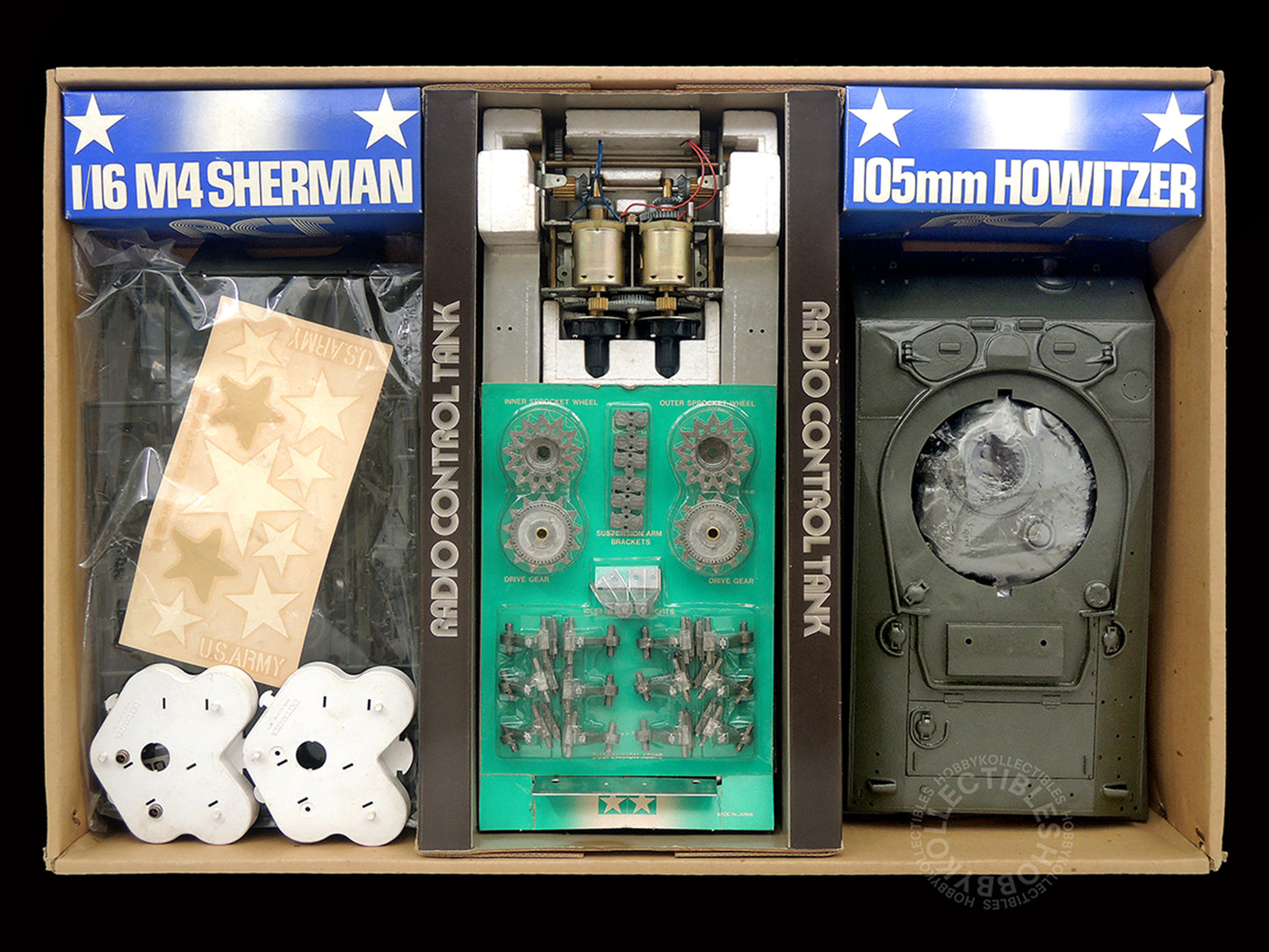 Tamiya Vintage 1/16 RC US Army M4 Sherman RT1601(#56001) MISSING GREASE!