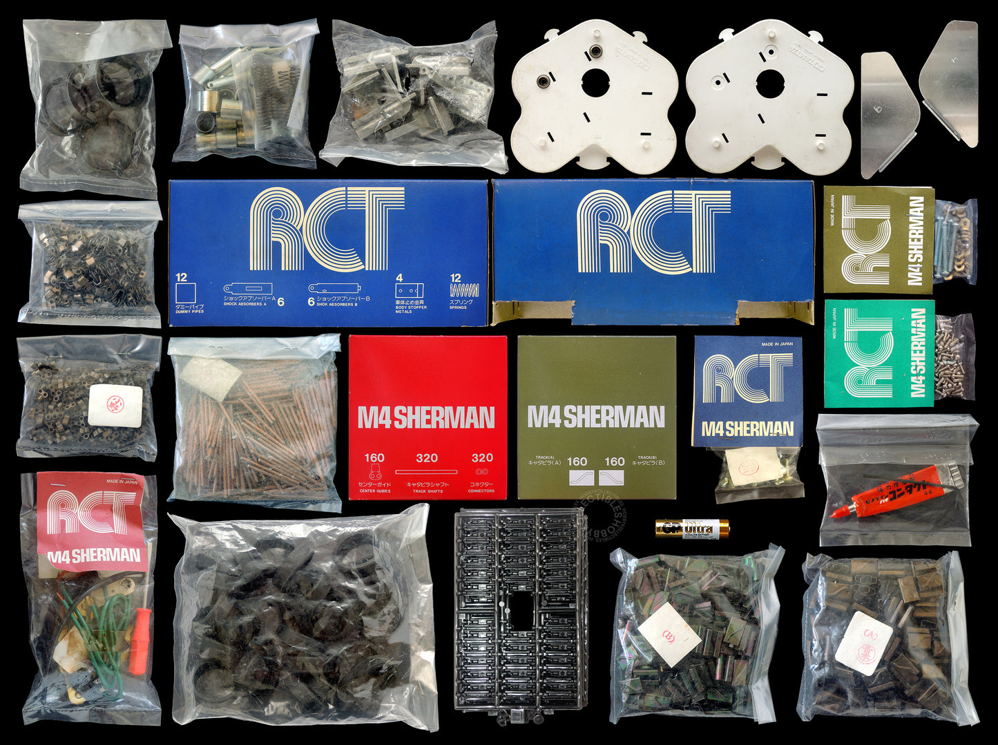 Tamiya Vintage 1/16 RC US Army M4 Sherman RT1601(#56001) MISSING GREASE!