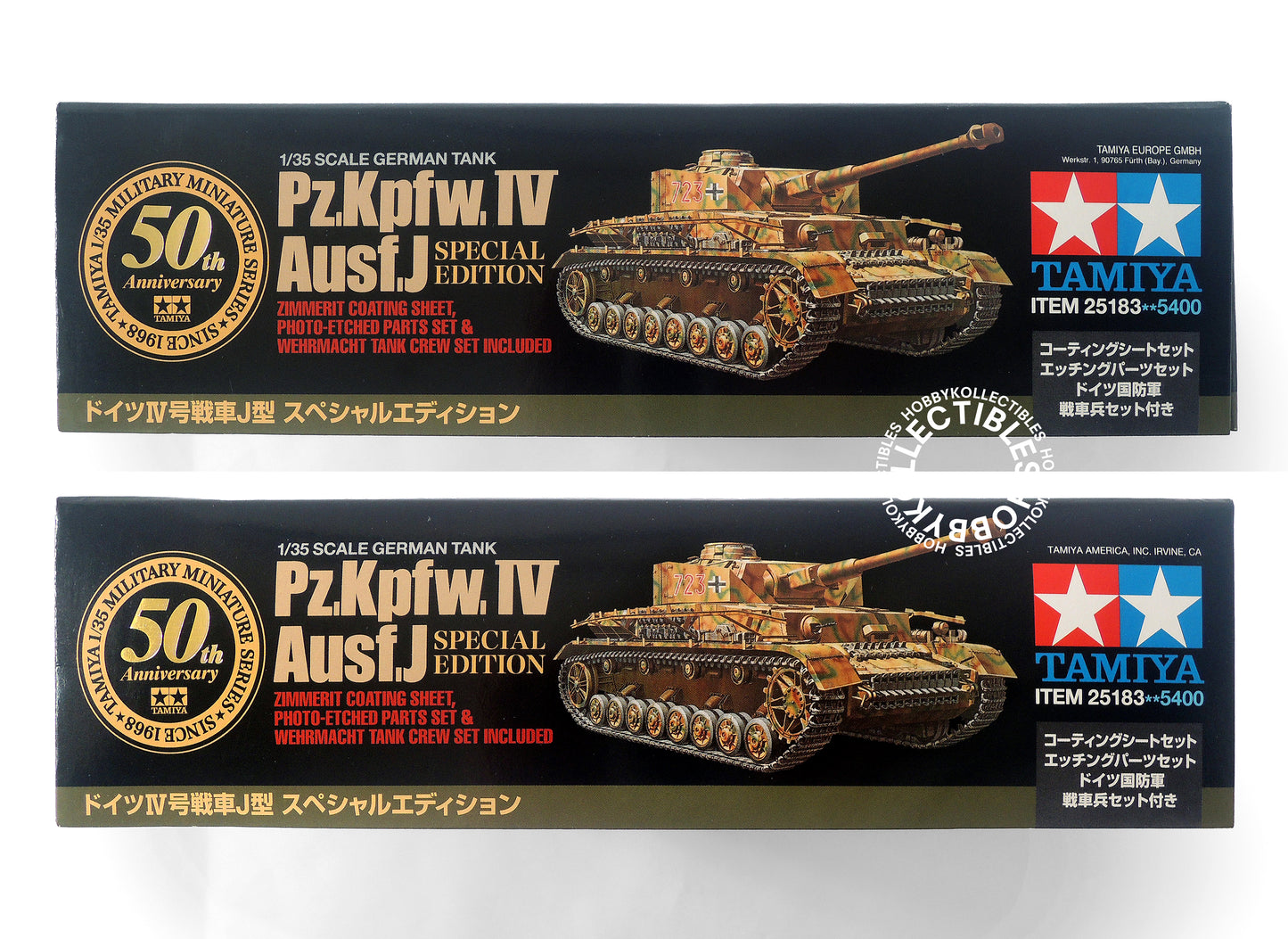 Tamiya 1/35 German Tank Panzerkampfwagen IV 50th Anniv. Limited Edition #25183
