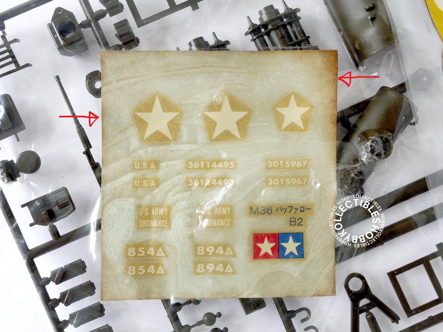 Tamiya Mokei Vintage 1/35 US M36 B2 Tank MT122 Model Kit
