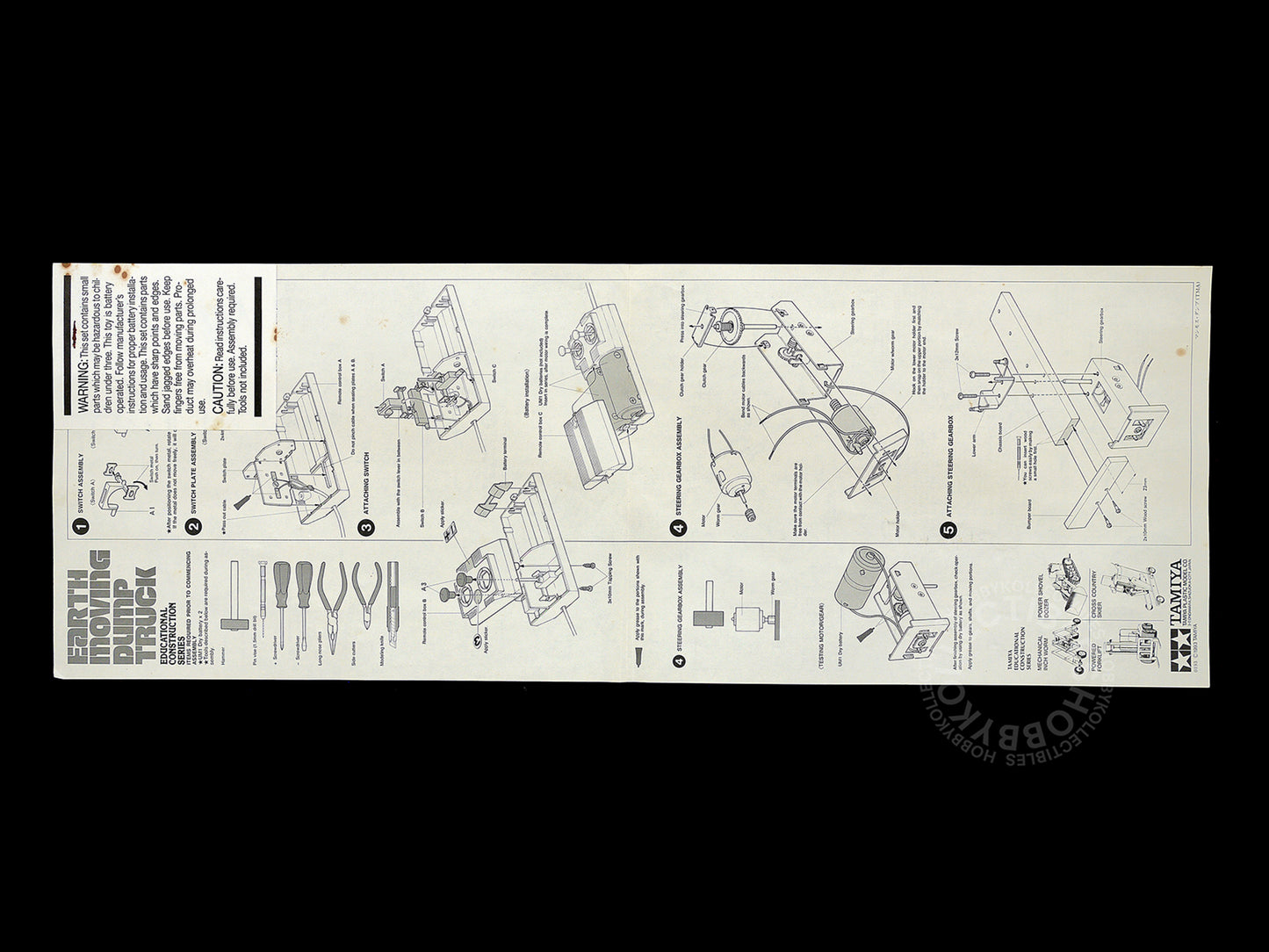 Tamiya Genius Series Earth Moving Dump Truck Motorized Action Kit