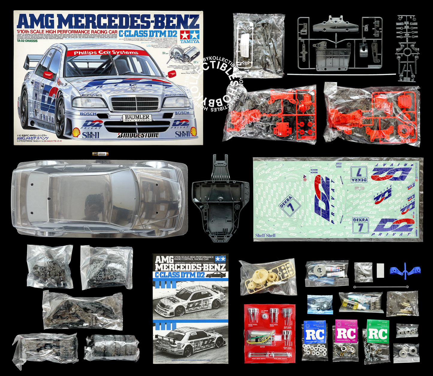Tamiya Vintage 1/10 RC AMG Mercedes-Benz DTM D2 #58139