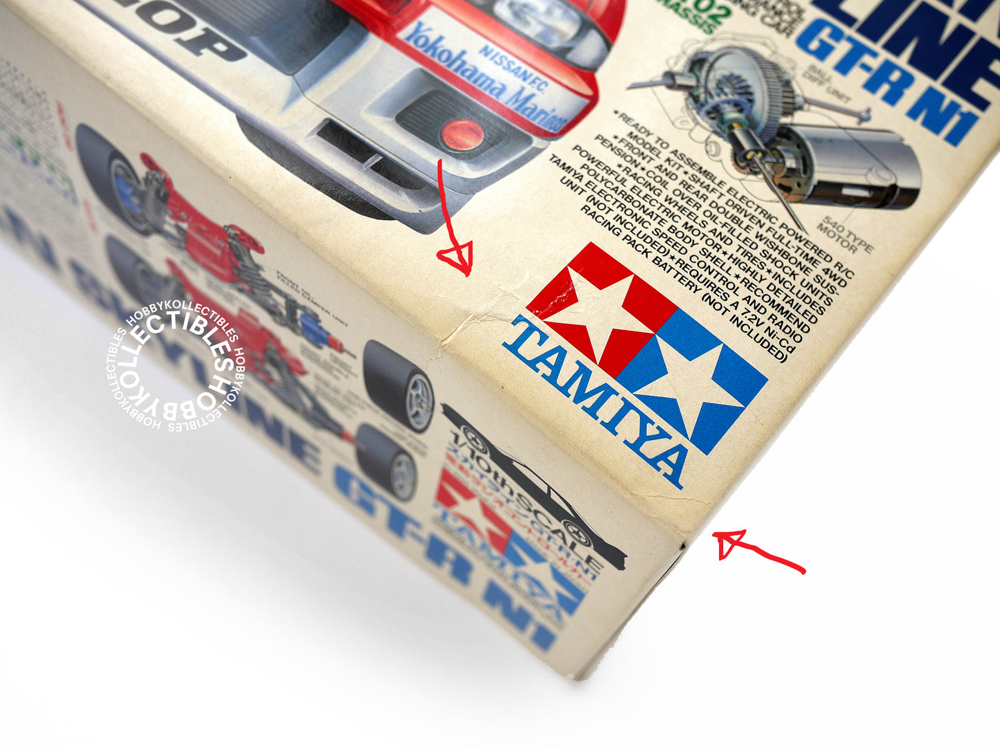 Tamiya Vintage 1/10 RC Loctite Nissan Skyline GT-R N1 #58155 Model Kit