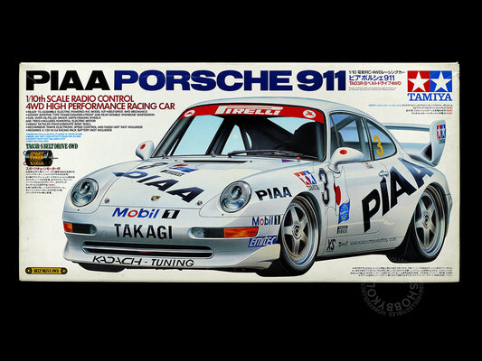 Tamiya 1/10 RC PIAA Porsche 911 Sport Car #58215 Model Kit