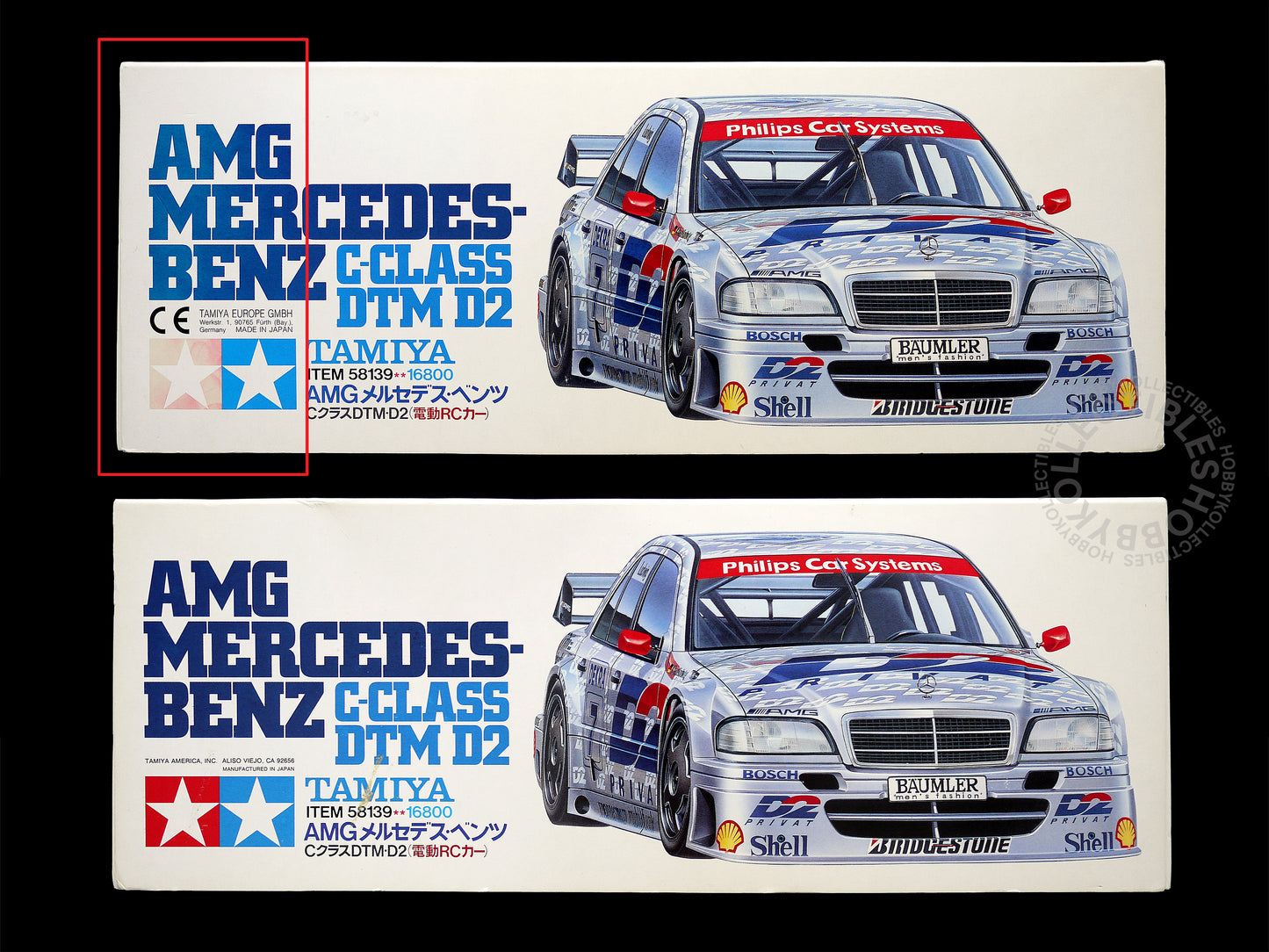 Tamiya Vintage 1/10 RC AMG Mercedes-Benz DTM D2 #58139