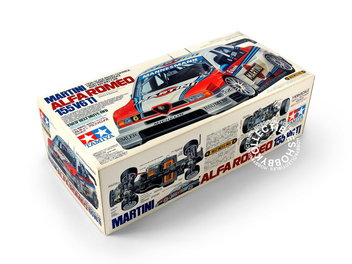 Tamiya Vintage 1/10 RC Martini Alfa Romeo 155 V6 TI #58189