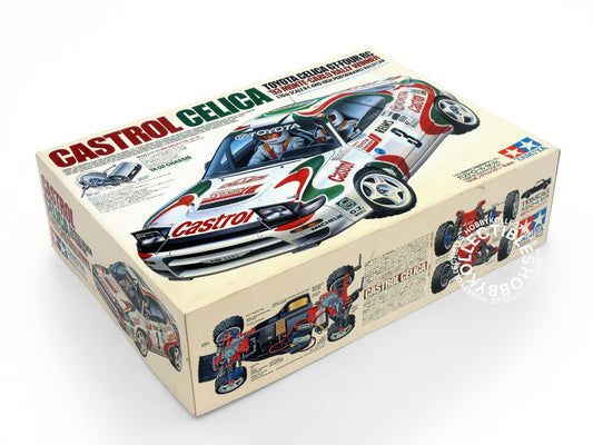 Tamiya 1/10 Vintage RC Castrol Celica GT-Four '93 Rally Winner #58129 Model Kit