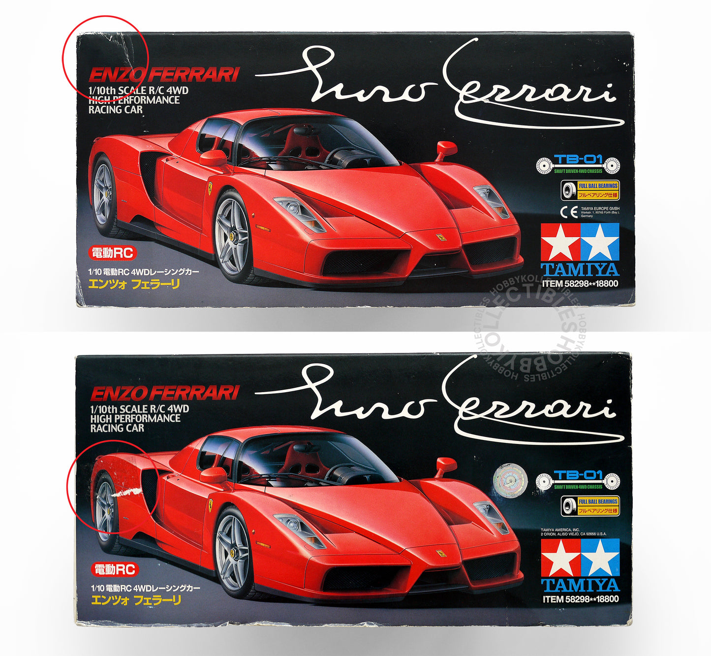Tamiya 1/10 RC Enzo Ferrari Sports Car #58298 Model Kit