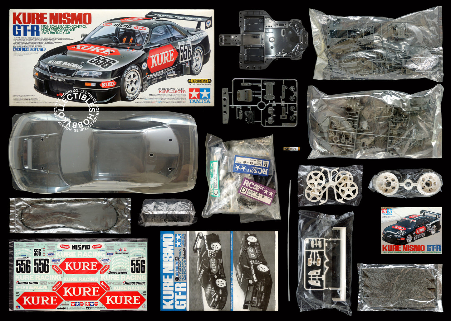Tamiya Vintage 1/10 RC Kure Nismo 4WD #58185 Model Kit