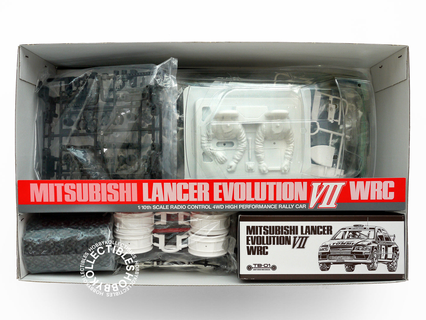 Tamiya 1/10 RC Mitsubishi Lancer Evo. VII WRC 58286 Model Kit