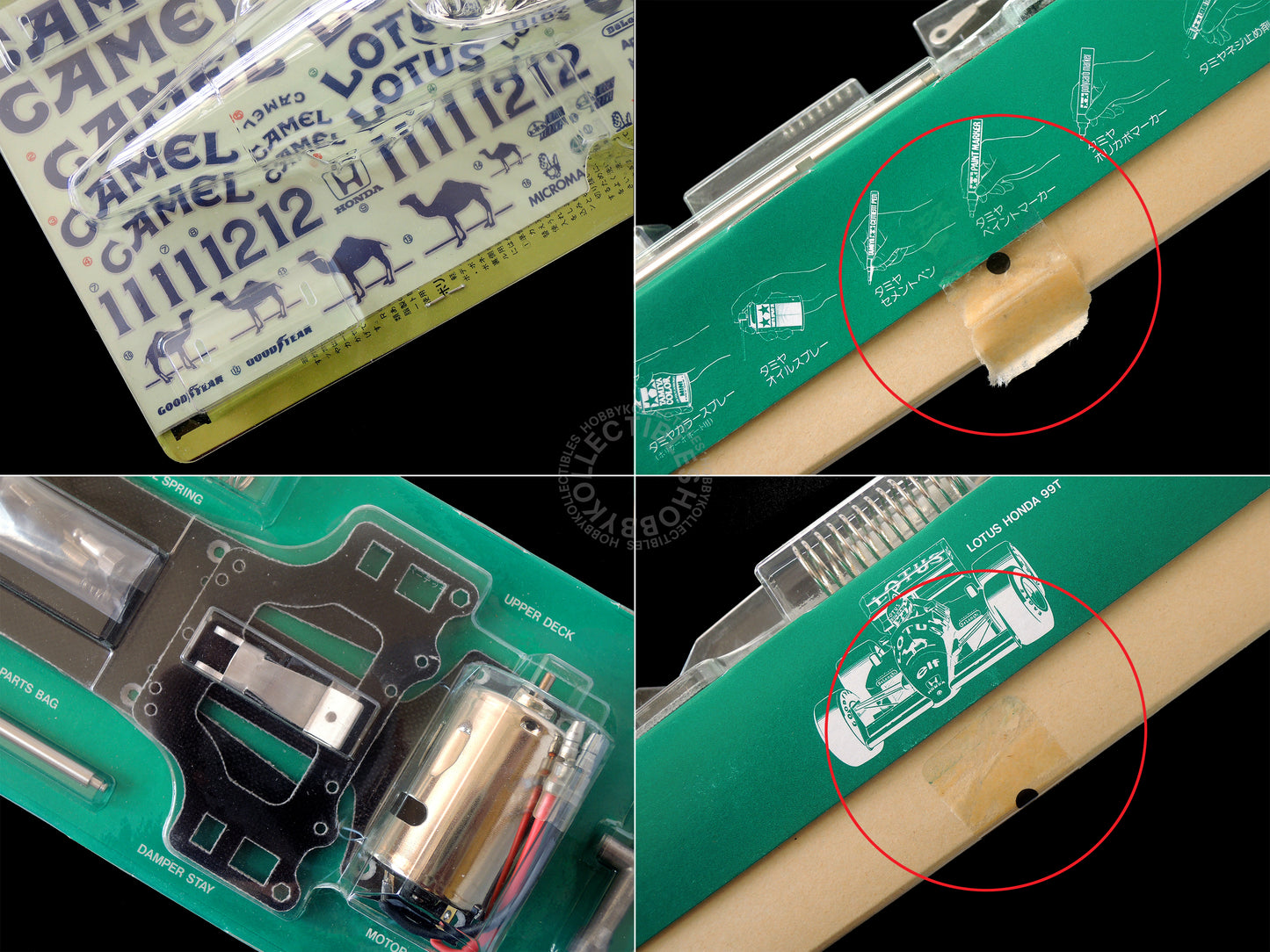 (SOLD) Tamiya Vintage 1/10 RC Lotus Honda 99T F-1 #58068 RW Chassis 1st Release