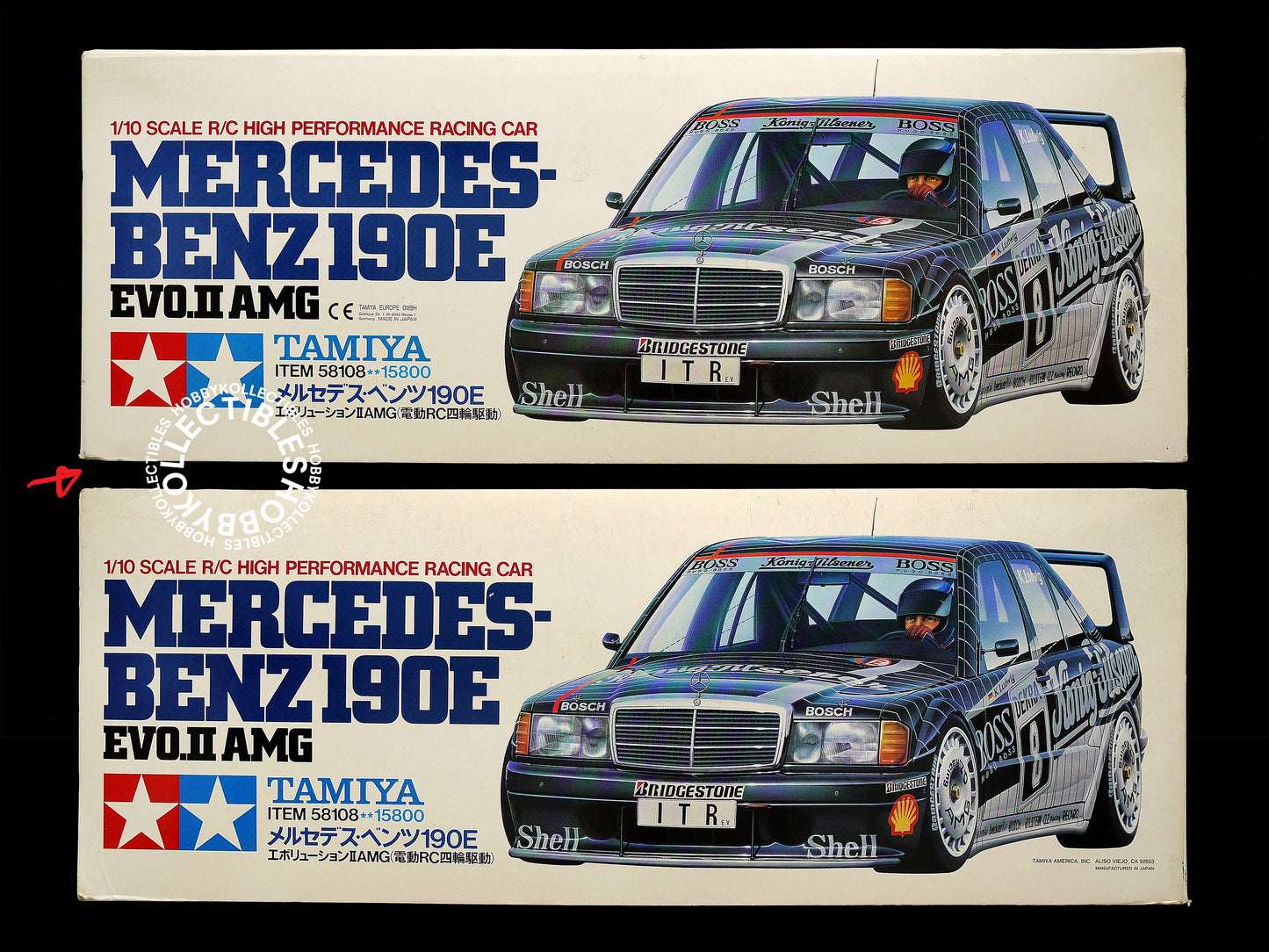 Tamiya 1/10 Vintage RC Mercedes-Benz 190E EVO.II #58108 Model Kit