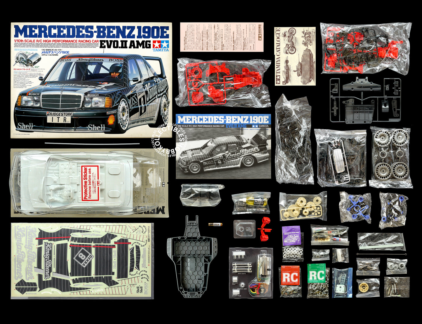 Tamiya 1/10 Vintage RC Mercedes-Benz 190E EVO.II #58108 Model Kit