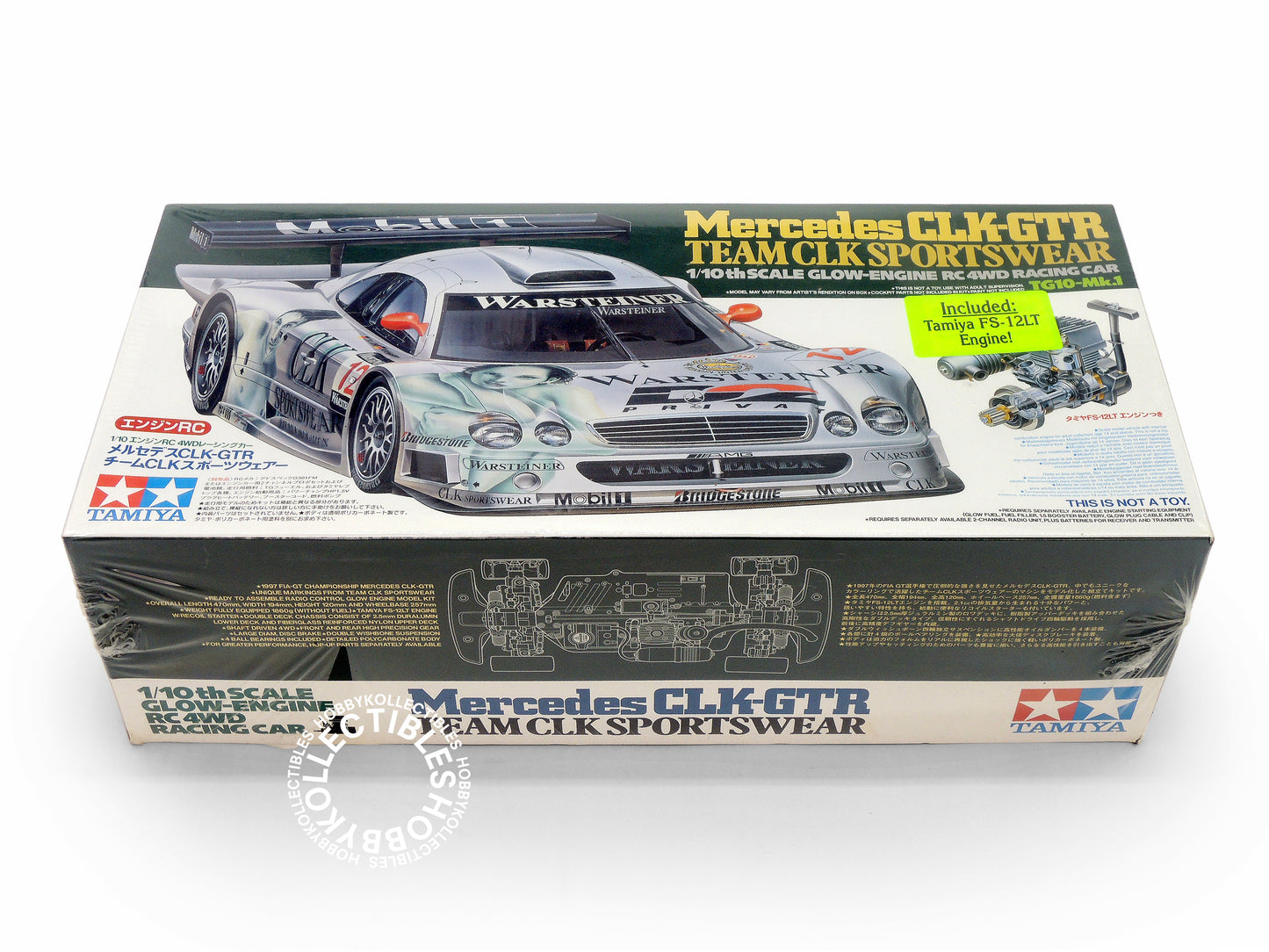 (SOLD in eBay) Tamiya Vintage 1/10 RC Engine TG10-Mk.1 Mercedes CLK-GTR 44012