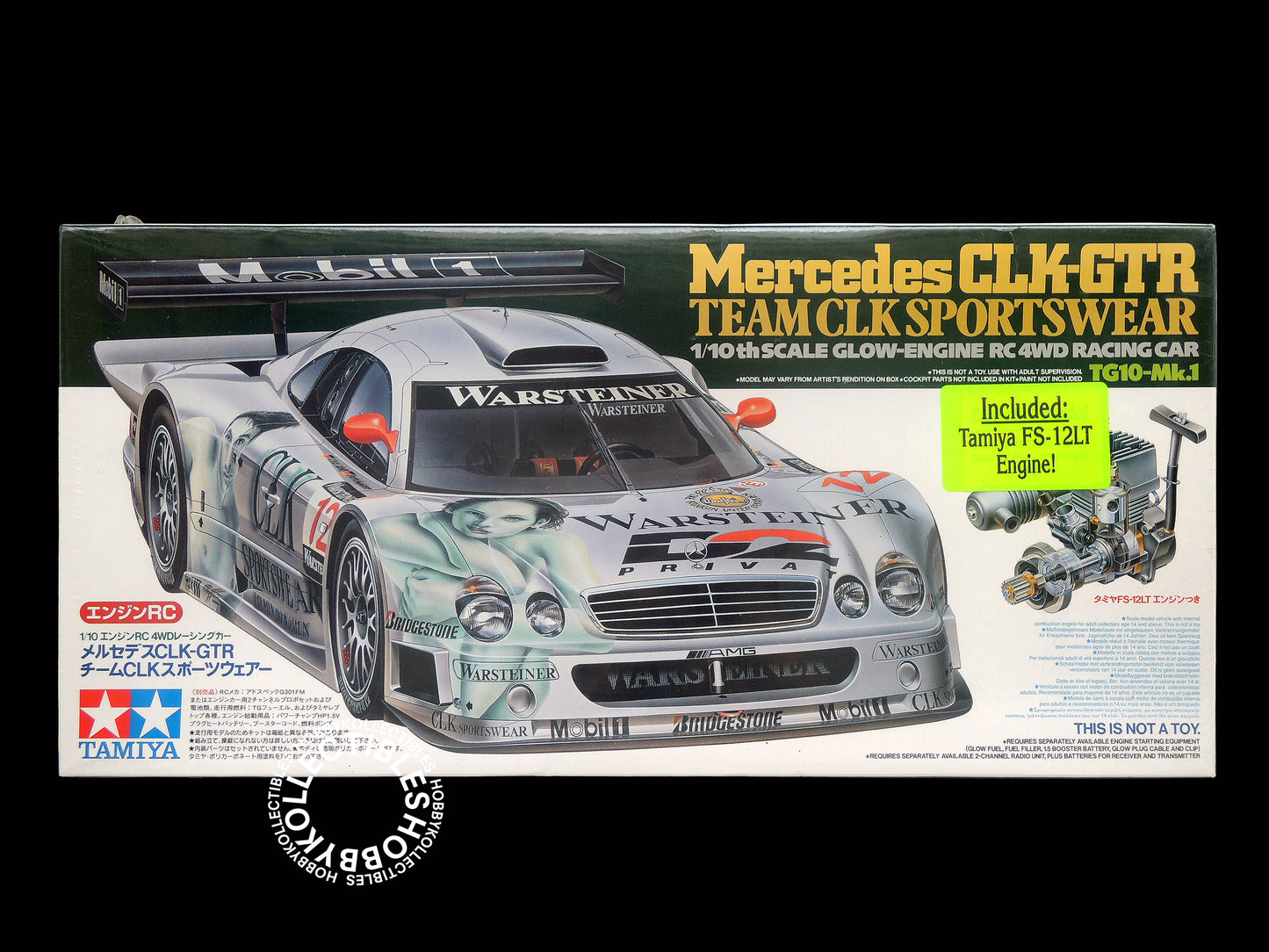 (SOLD in eBay) Tamiya Vintage 1/10 RC Engine TG10-Mk.1 Mercedes CLK-GTR 44012