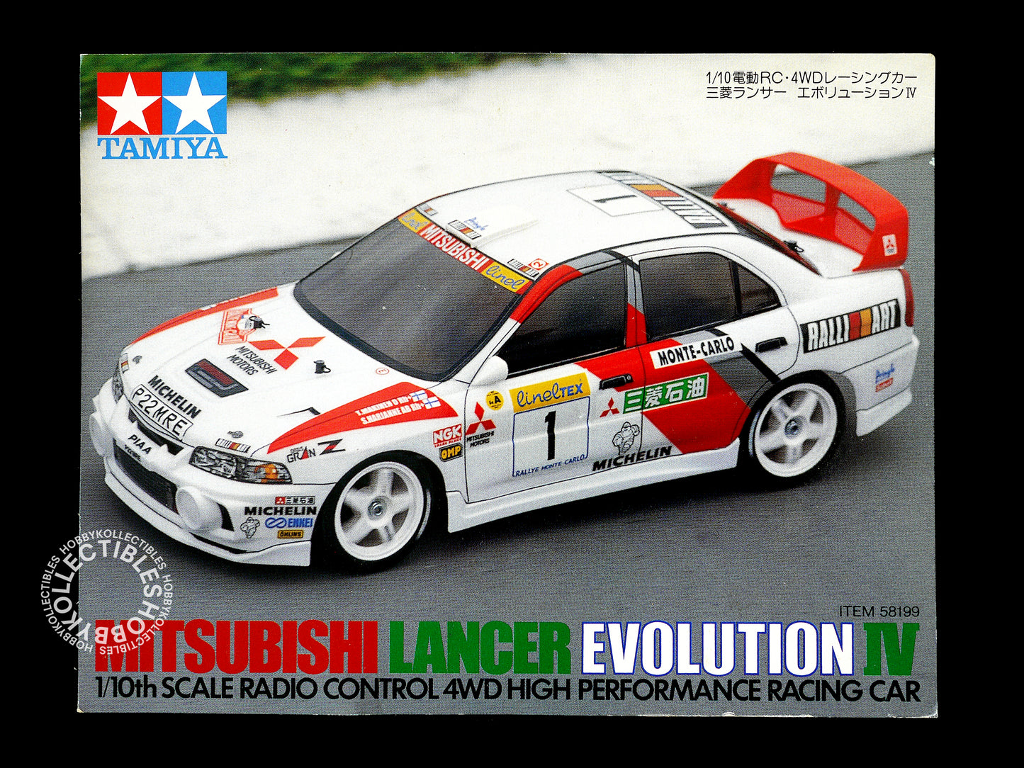 Tamiya Vintage RC 1/10 Mitsubishi Lancer Evo.IV Rally #58199