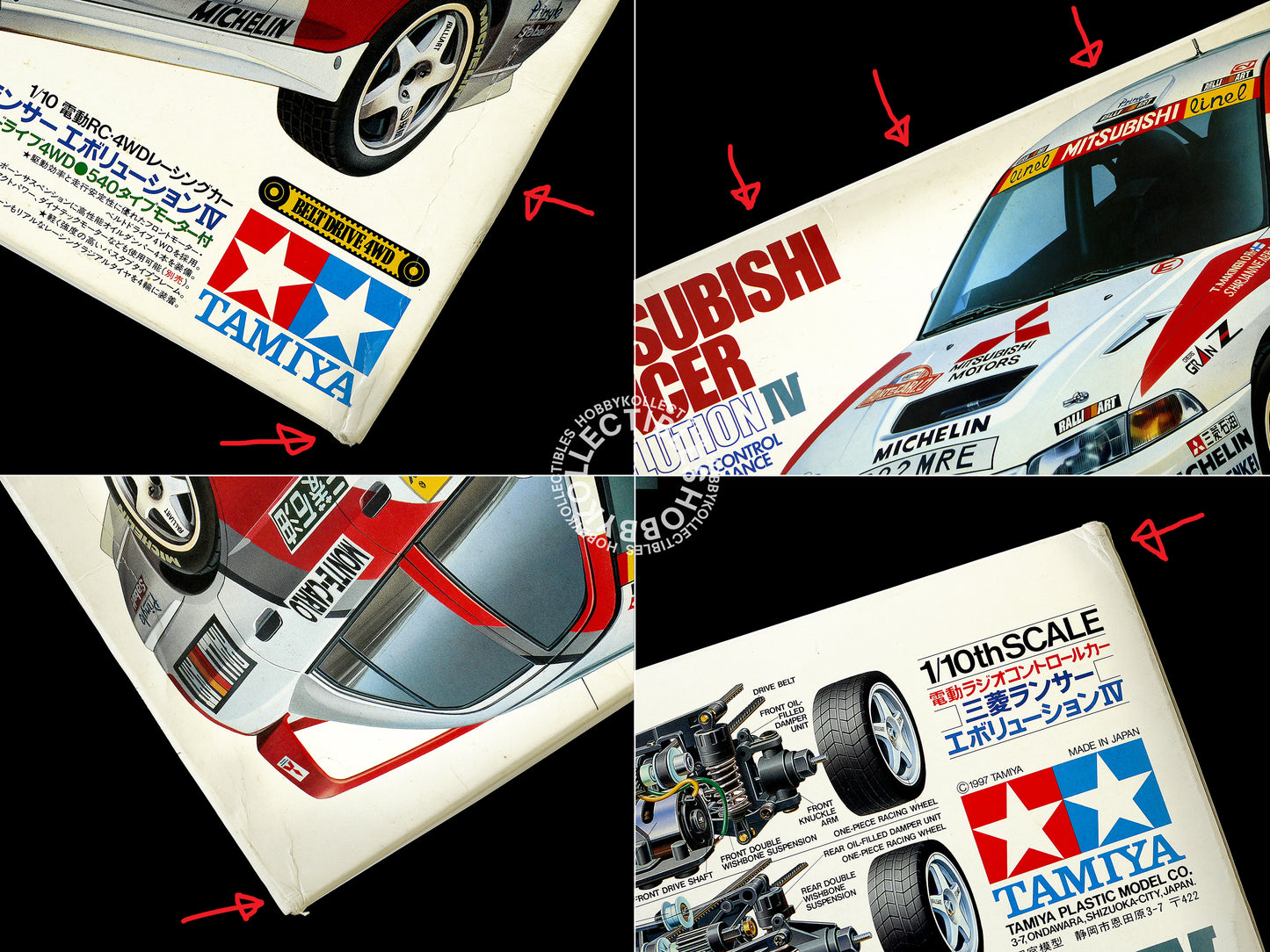 Tamiya Vintage RC 1/10 Mitsubishi Lancer Evo.IV Rally #58199