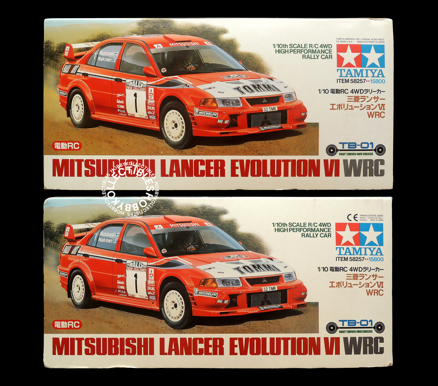 Tamiya Vintage 1/10 RC Mitsubishi Lancer Evolution VI WRC #58257