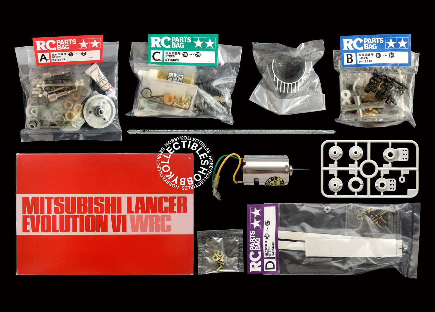 Tamiya Vintage 1/10 RC Mitsubishi Lancer Evolution VI WRC #58257